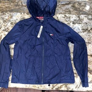 Tommy Hilfiger Sport Navy Blue Windbreaker, size Small